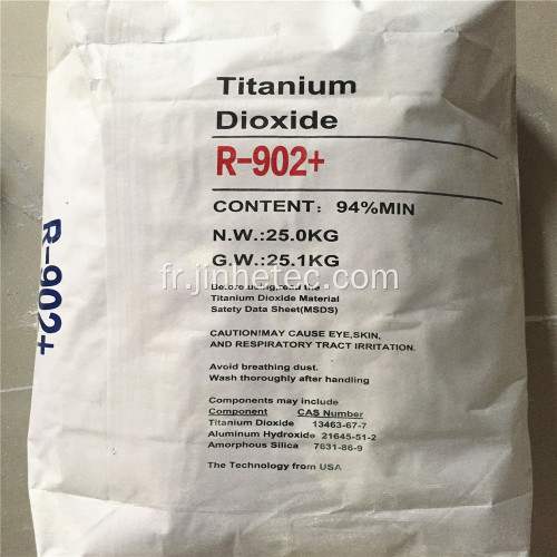 Dioxyde de titane de qualité rutile pour les produits en plastique
